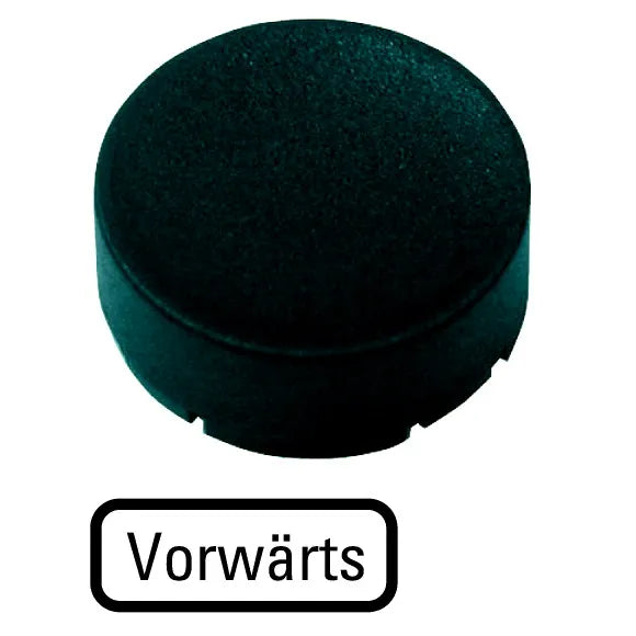M22-XDH-S-D15 RMQ-Titan Placa para Botón Diseño-Saliente color Negro -VORWÄRTS-