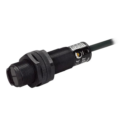 BRP100-DDT Sensor fotoeléctrico plástico M18 Dif-Reflectivo 100mm 24VCD NPN -X-