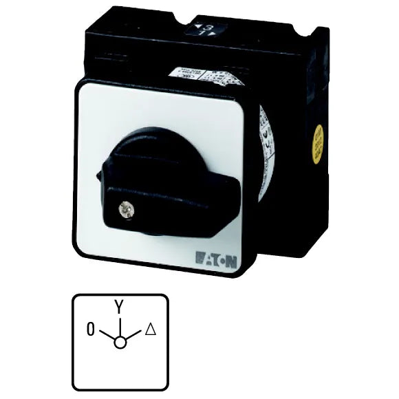 T3-4-8410/E Interruptor CAM estrella-delta M/negra 3P 32A P/empotrar IP65