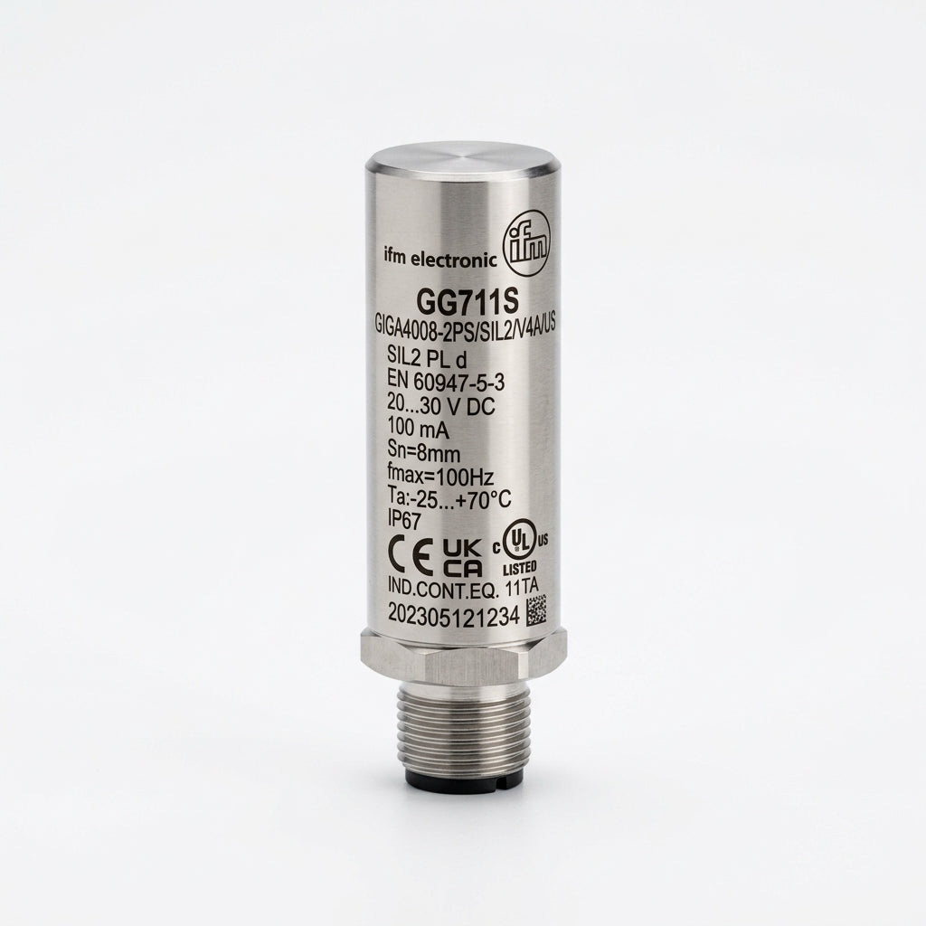 IFM	GG711S GIGA4008-2PS/SIL2/V4A/US SENSOR INDUCTIVO DE SEGURIDAD