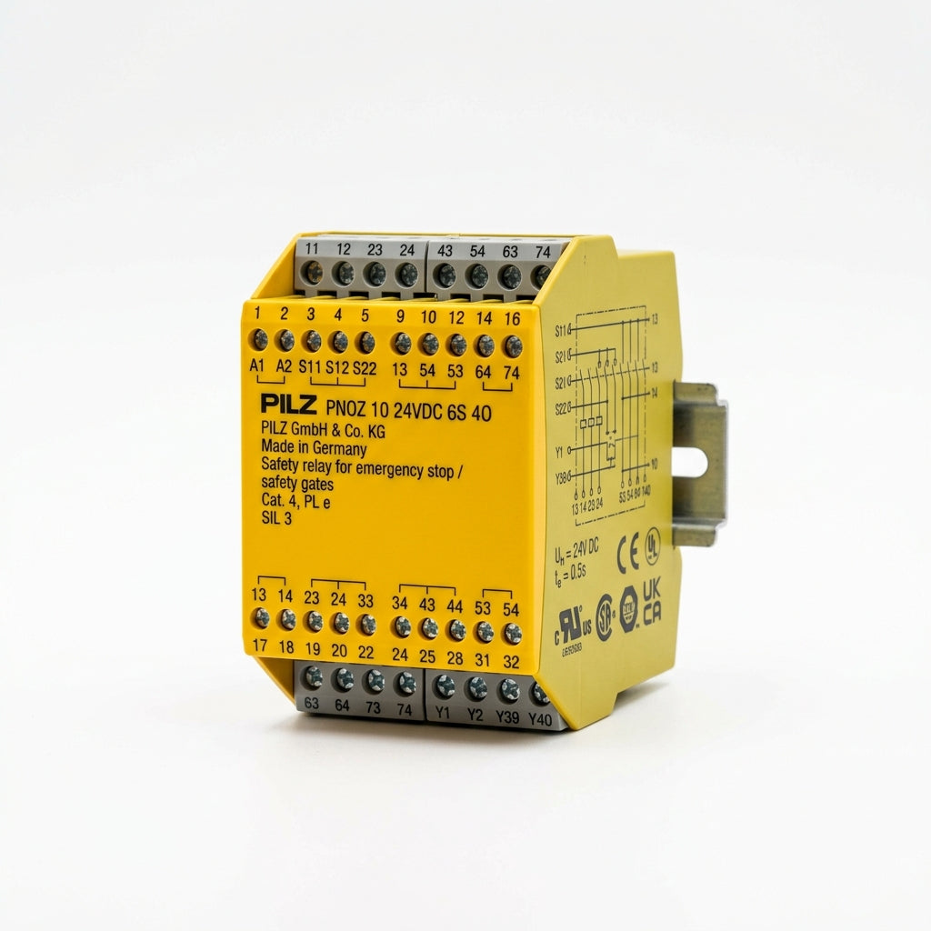 PILZ PNOZ 10 24VDC 6S 40 RELE CON DETALLE