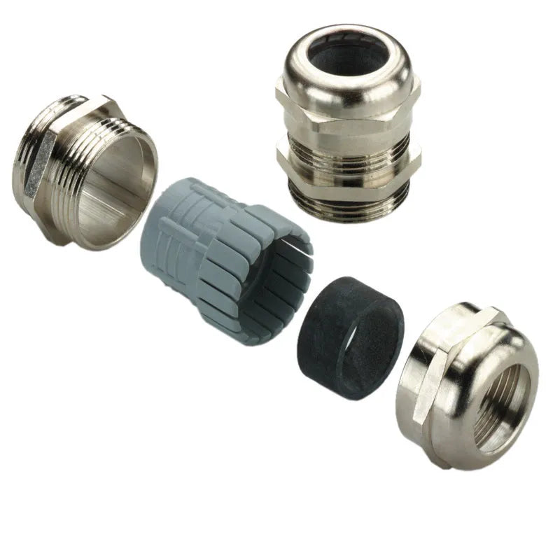 VG 13,5-MS68 Conector glandula de latón niquelado PG13.5 6-12mm IP68