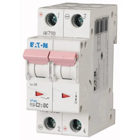 PLS6-C3/2-DC-MW Xpole Interruptor termomagnético para DC 2P 3A 6kA Curva C