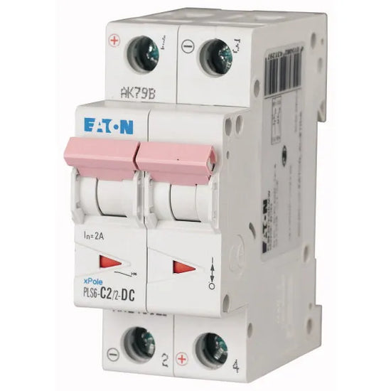 PLS6-C3/2-DC-MW Xpole Interruptor termomagnético para DC 2P 3A 6kA Curva C