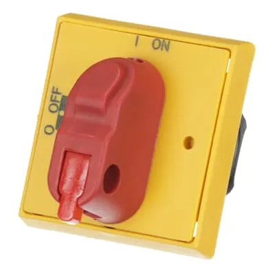 OHYS3AH  Maneta giratorio rojo/amarillo para interruptor OT IP54