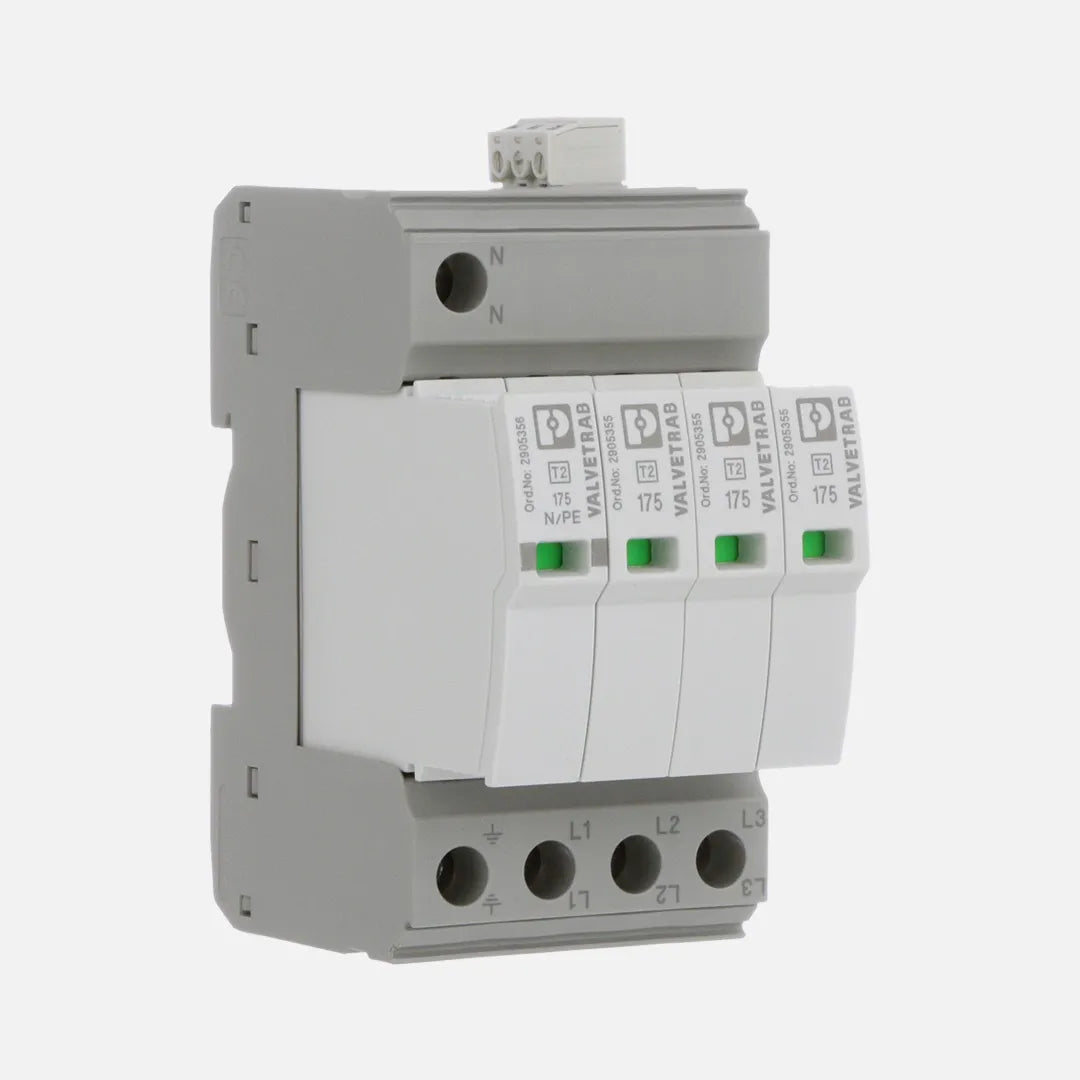 Sistema Trifásico 220V/127 AC Supresores de sobretensiones 120VCA, 100kA
