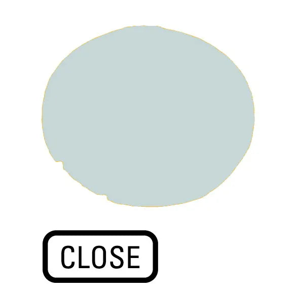 M22-XDL-W-GB2 RMQ-Titan Lente para Botón Diseño-Plano color Blanco -CLOSE-