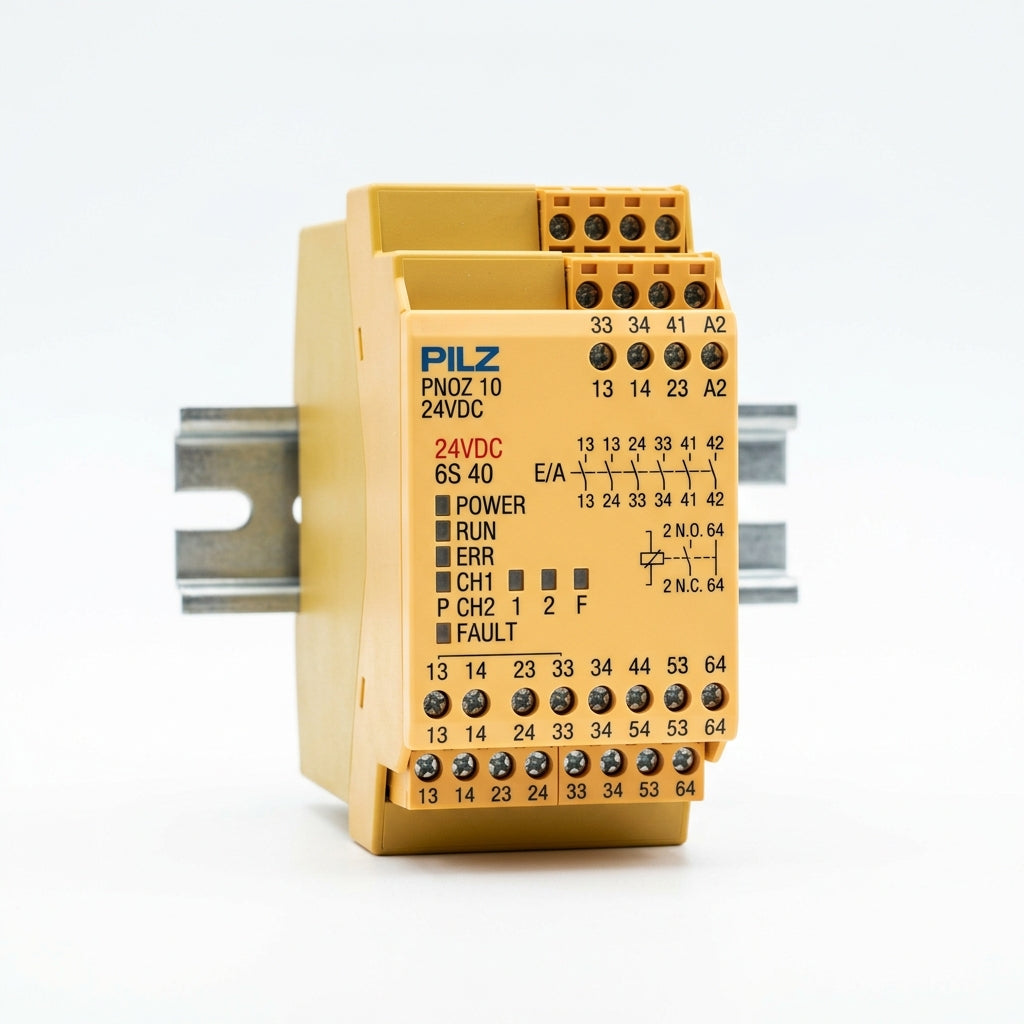 PILZ PNOZ 10 24VDC 6S 40 RELE DE SEGURIDAD