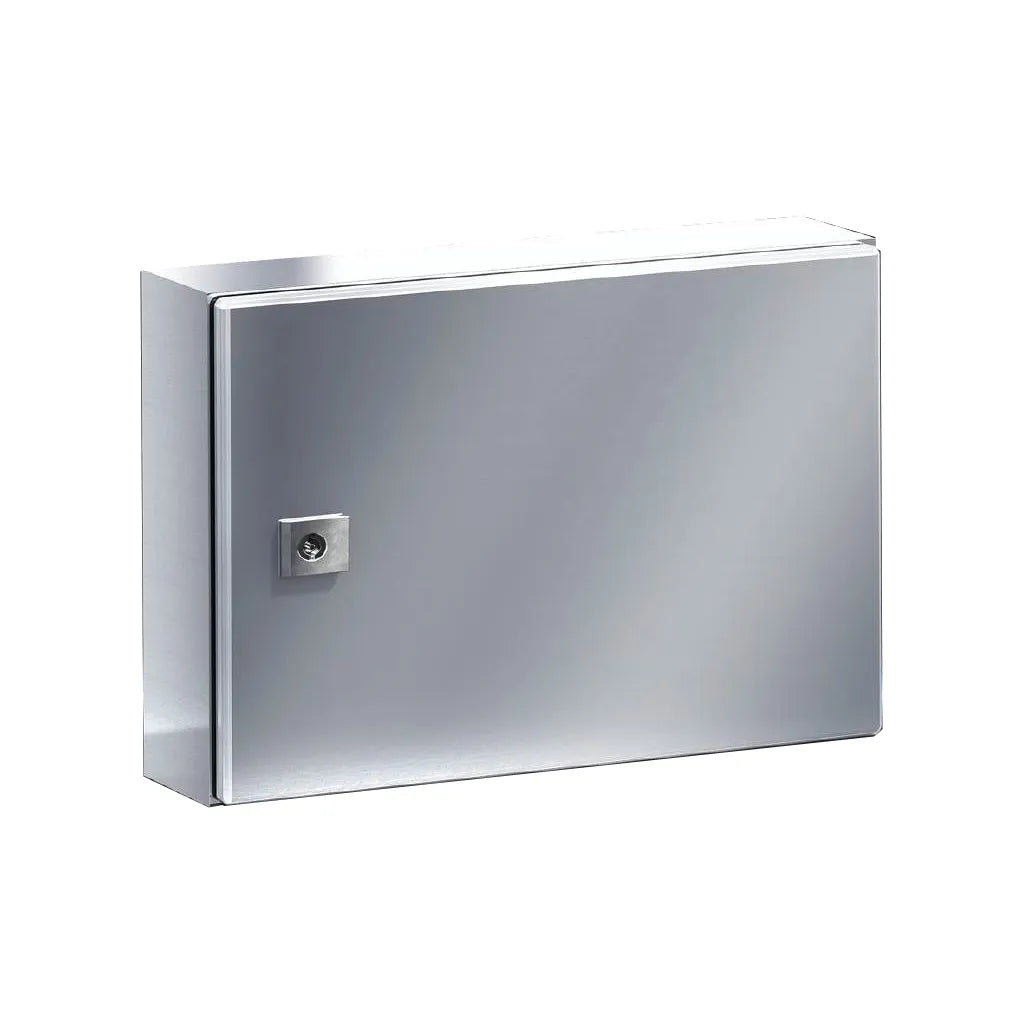 AE Gabinete mural de acero inoxidable AISI304 1P 300Hx380Wx155Dmm IP66 NEMA 4X