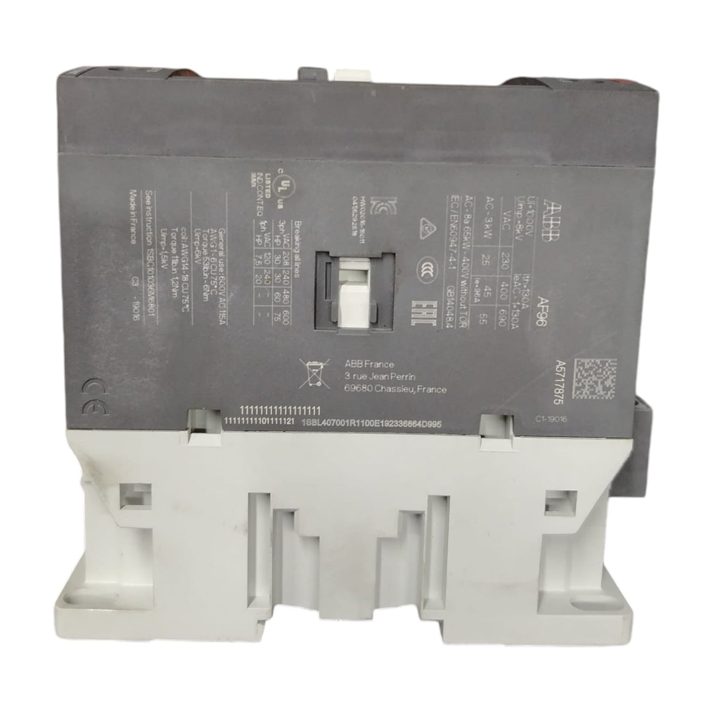 ABB	Af96-30-00-11 CONTACTOR TRIFÁSICO
