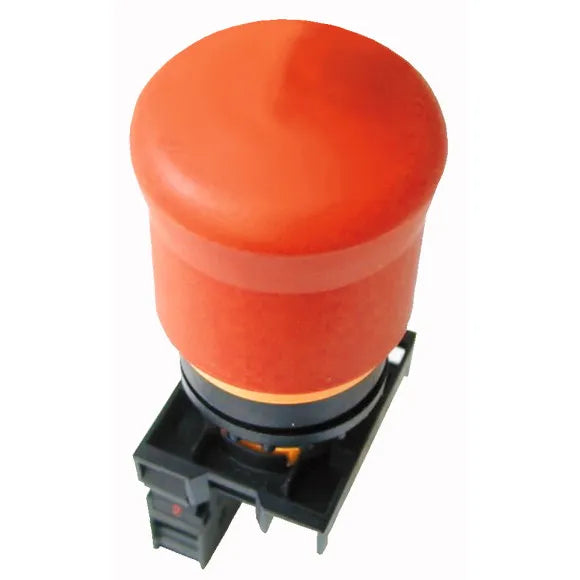 M22-PV/K11 Botón paro de emergencia 22mm Jalar P/Liberar 1NA1NC