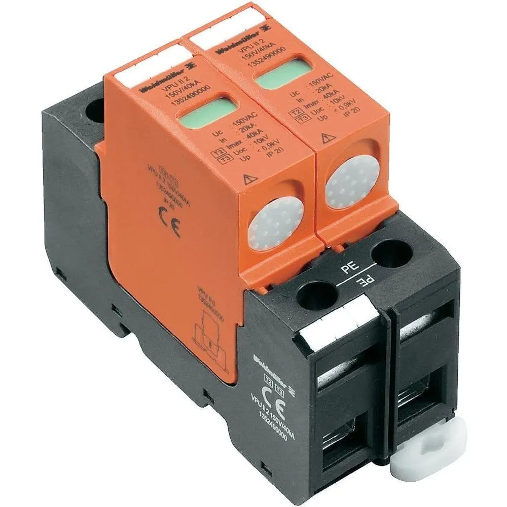 VPU II 2 150V/40kA Protector de sobretensión monofásico L1+N 120V 40 kA