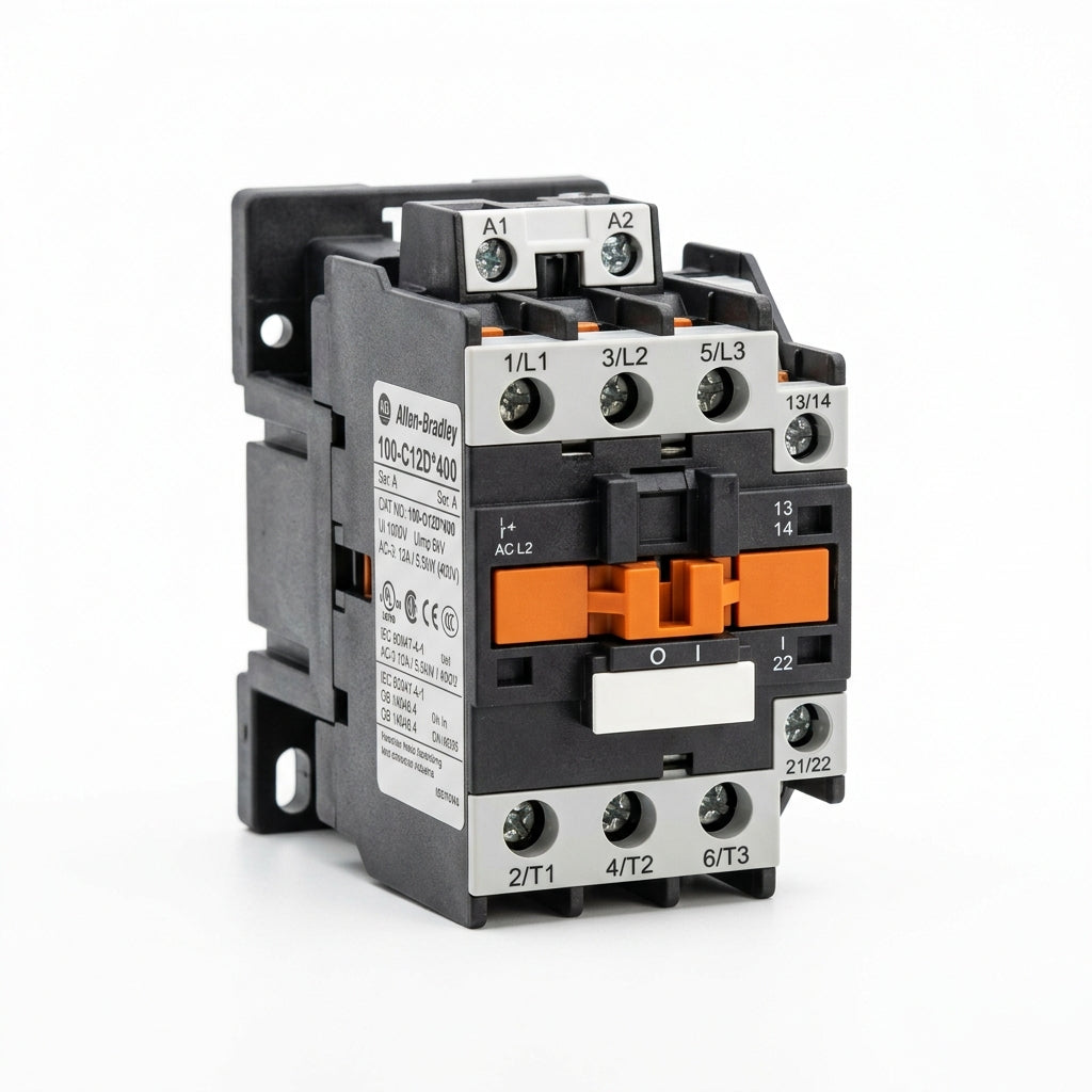 Allen Bradley 100-c12d*400 Ser A contactor trifásico Con Detalle
