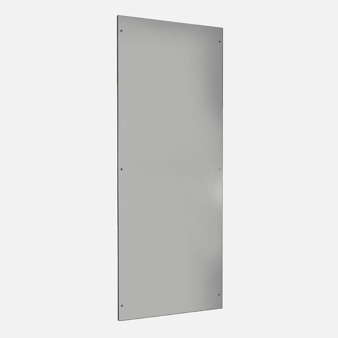 VX Laterales atornillables de chapa de acero 2000Hx800Dmm 2 piezas RAL 7035
