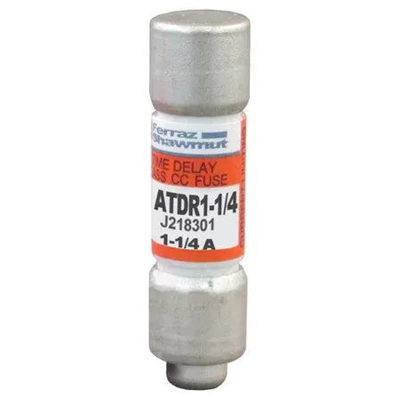 J218301 Fusible Clase CC acción retardada 1.25A 600VAC 200kA