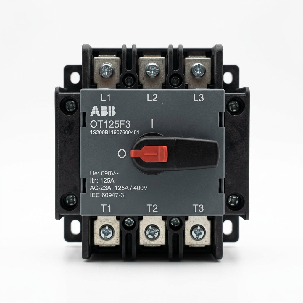 ABB	1S200B11907600451/OT125F3 Interruptor trifásico