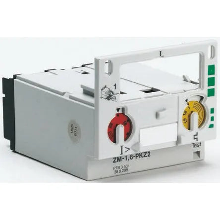 ZM-1.6-PKZ2 Bloque de disparo para PKZ2/S-SP 3 Polos Rango 1-1.6A IP20.