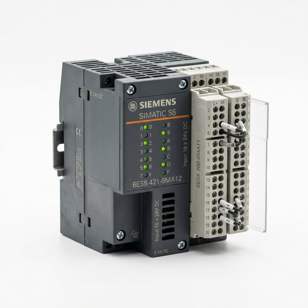 SIEMENS 6ES5 421-8MA12+6ES5 700-8MA11 MODULOS