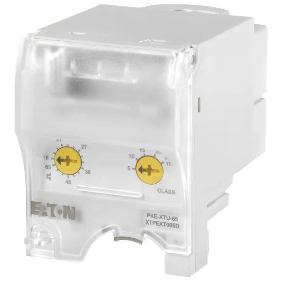 PKE-XTU-65 Unidad de disparo de guardamotor electrónico Rango 16-65A IP20.