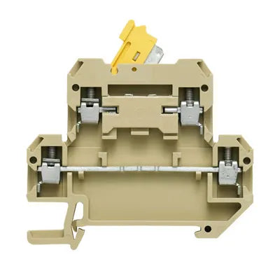 DKT 4/35 Clema seccionable con terminal de prueba 4mm² 20-12AWG 10A 400VCA Beige