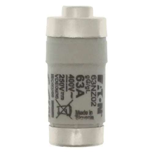Fusible tipo botella Clase C gL/gG D0 63A 50kA 400VCA Cuerpo ceramico