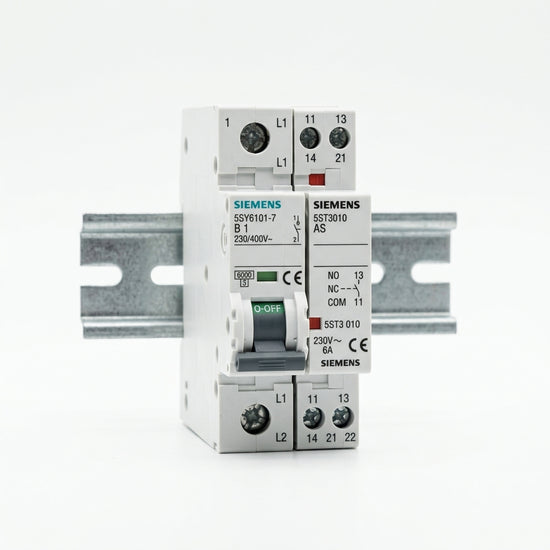 SIEMENS 5SY6101-7 MCB C1 y el 5ST3010 INTERRUPTOR AUTOMATICO