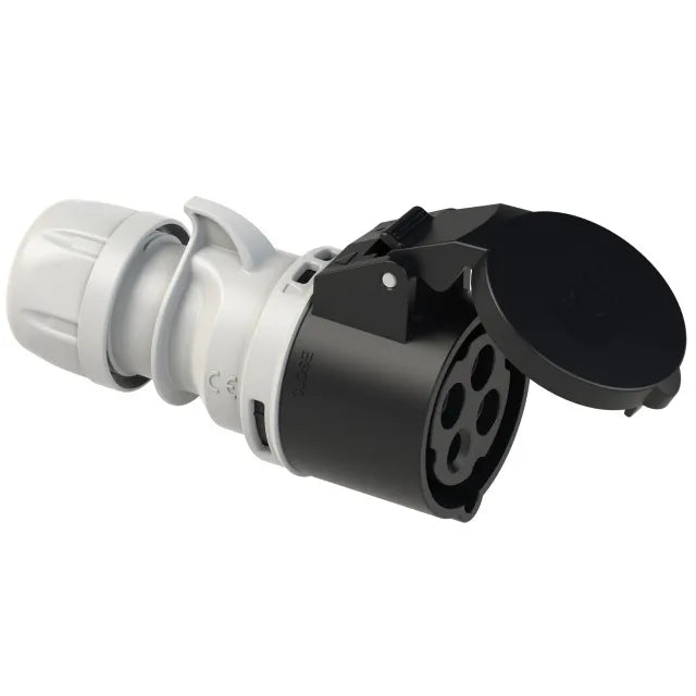 5205 Base aerea 3P+T 7H 32A 500V IP44 Negro