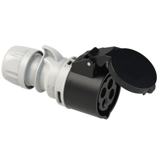 5205 Base aerea 3P+T 7H 32A 500V IP44 Negro