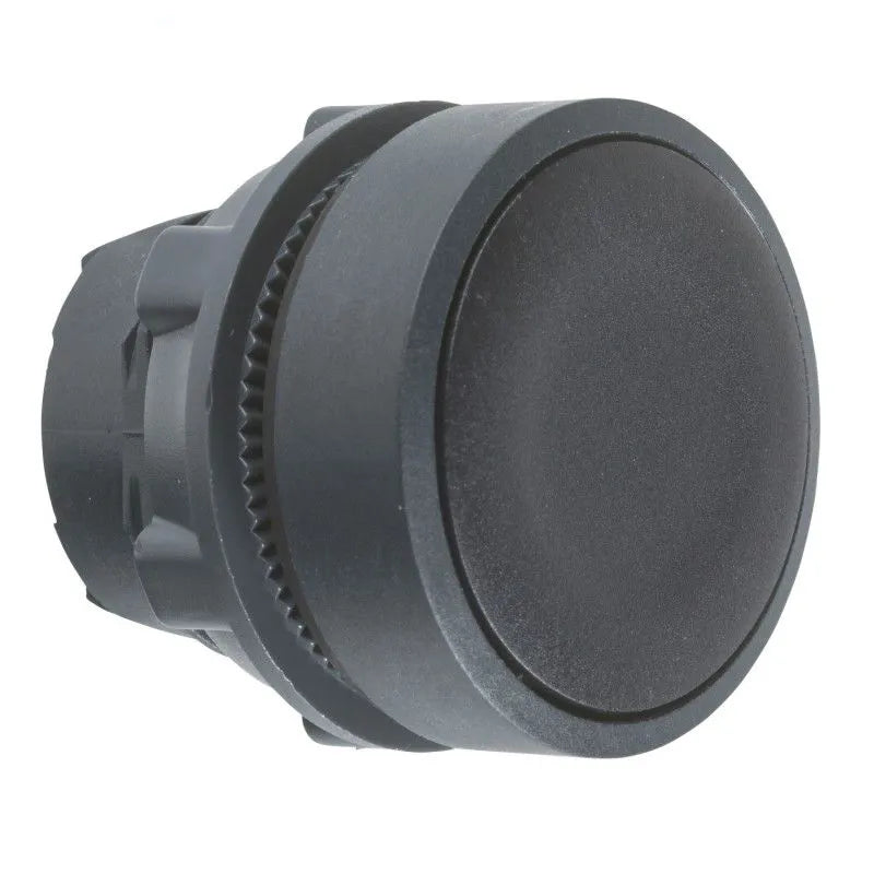 BOTON PULSADOR NEGRO PLASTICO 22MM TD2