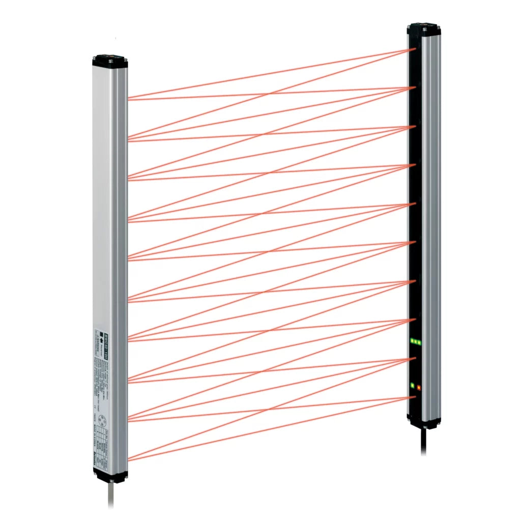 BWC40-04H Sensor de área tipo haz cruzado paso de 40mm 4Haces 120mm 12-24VCA NPN
