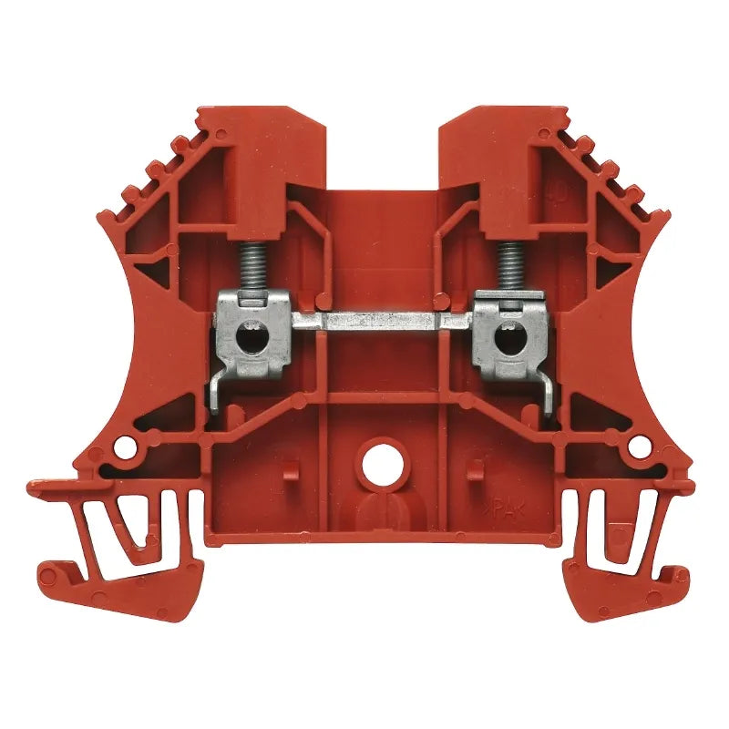 WDU 2.5 RT Clema de paso en color rojo 2.5mm² 26-12AWG 24A 800VCA