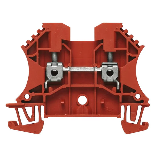 WDU 2.5 RT Clema de paso en color rojo 2.5mm² 26-12AWG 24A 800VCA