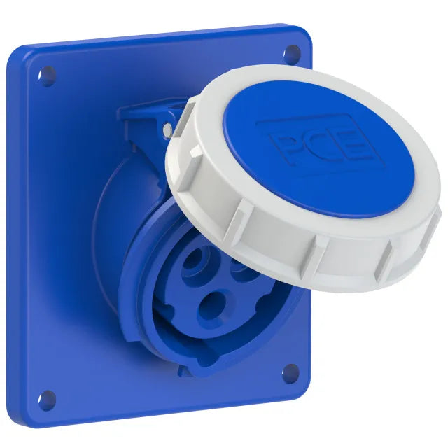 2801 Base empotrar 2P+T 6H 16A 230V IP67 Azul