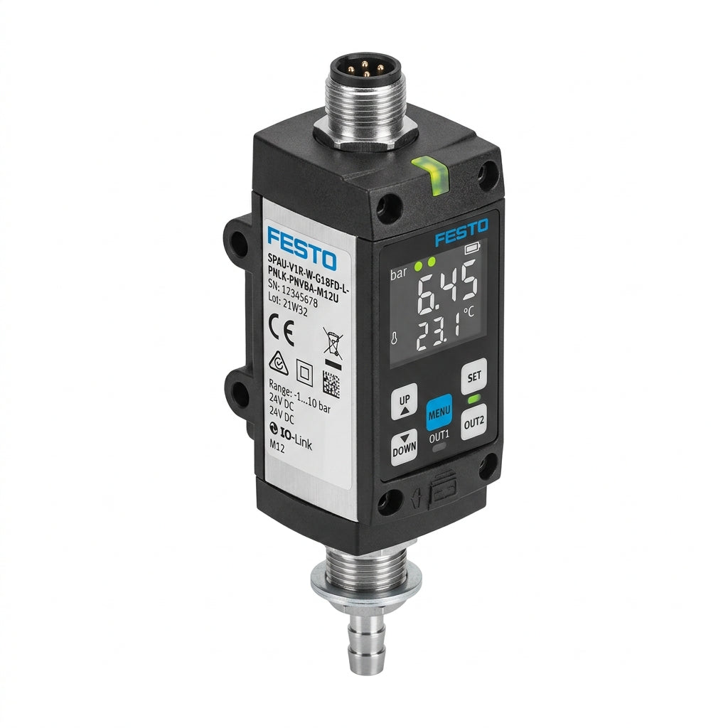 FESTO SPAU-V1R-W-G18FD-L-PNLK-PNVBA-M12U