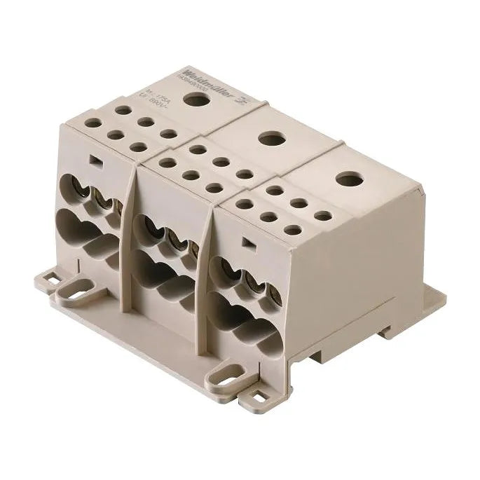 WPDB 3 Bloque de distribución 3 polos 1x70mm² 6X16mm² 175A 690VCA