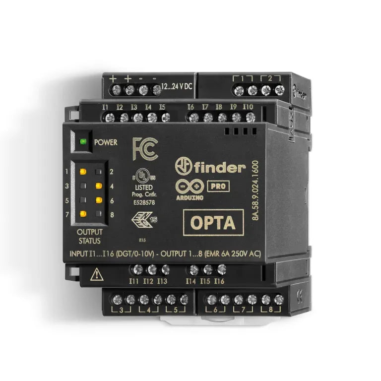 Opta Rele logico programable. Modulo de Expansion 16 DI/AI 8 EMR  6A 24VDC