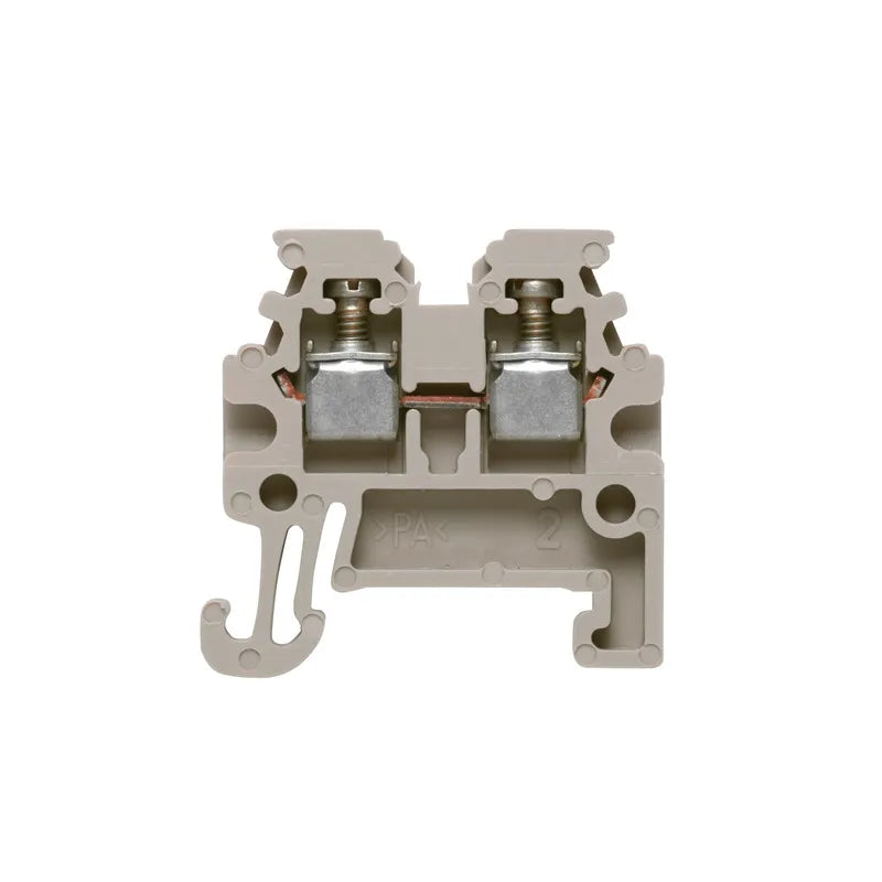 WDU 1.5/R3.5 Mini-Clema en beige para TS 15 1.5mm² 26-14AWG 17.5A 400VCA