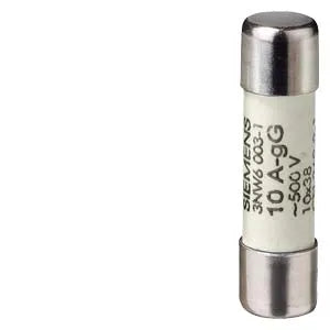 SENTRON Fusible cilíndrico 10X38mm Clase gG 4A 500V
