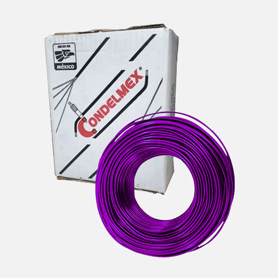 CABLE CONDELMEX THHW-LS 0.519MM2 20 AWG 90° 600V VIOLETA