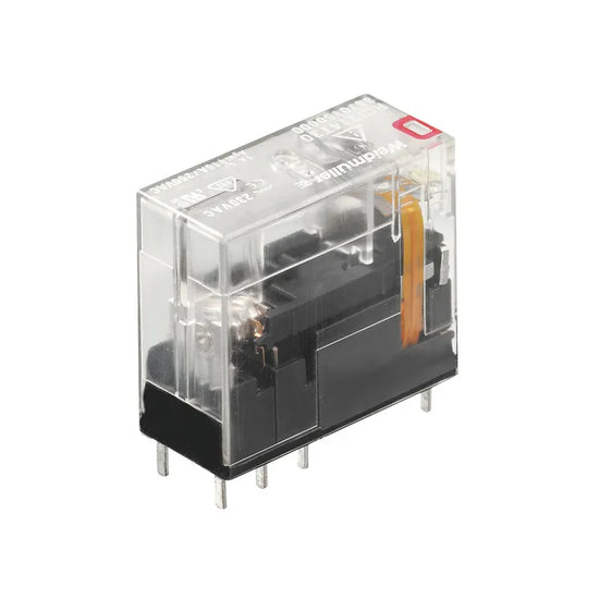 RCI424AC4 Relevador 8 pines 24VCD 2CO 2NA2NC AgNi 8A 250V Con LED + Diodo