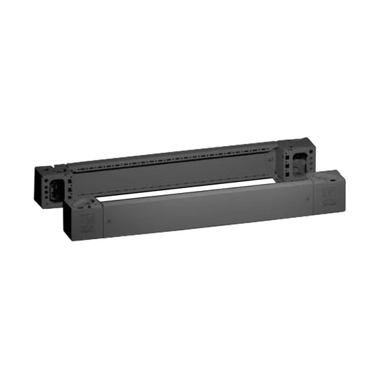 VX Zócalo frontal y trasero de chapa de acero 100x800mm RAL 9005