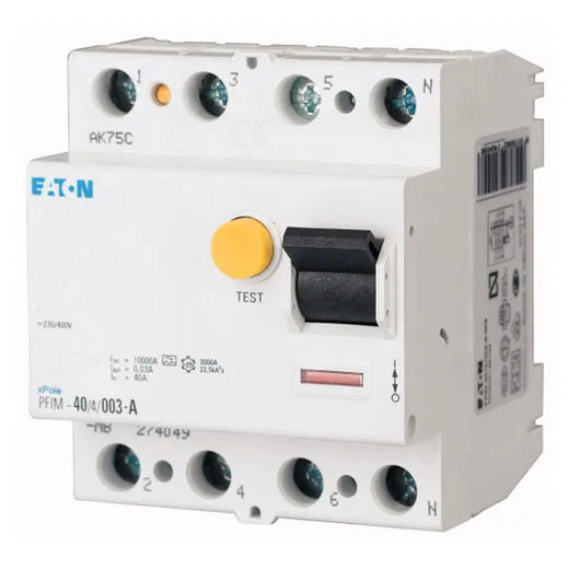 PFIM-100/4/05 Xpole Interruptor diferencial 4P 100A 10kA tipo AC 500mA
