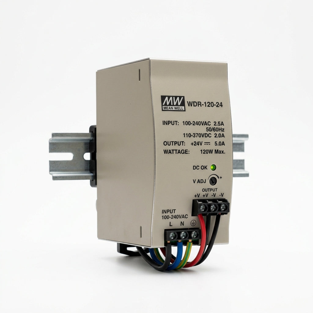 MEAN WELL WDR-120-24 FUENTE DE ALIMENTACION