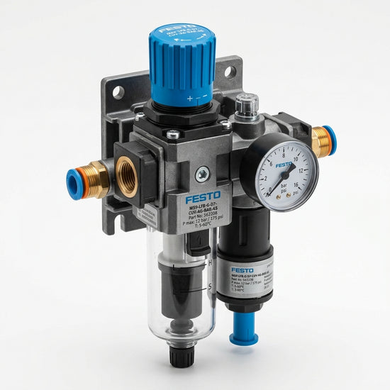 FESTO MS9-LFR-G-D7-CUV-AG-BAR-AS