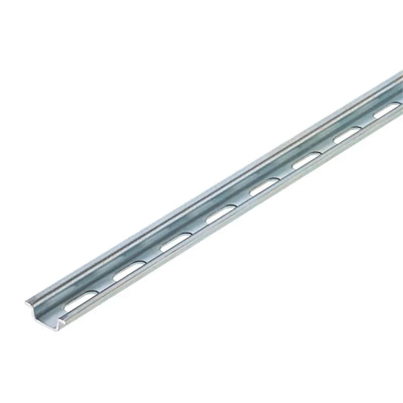 TS 15X5/LL 2M/ST/ZN Riel DIN miniatura perforado 15Bx5Hmm 2 metros Acero galvani
