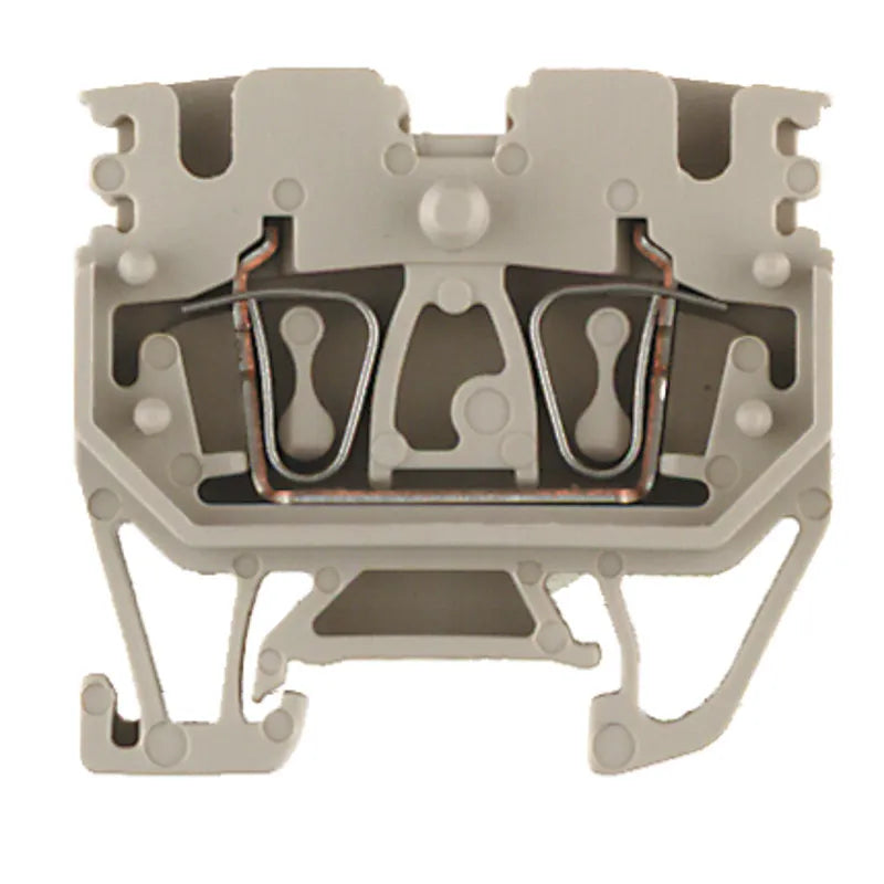ZDUB 2.5-2/2AN/15 Clema compacta 2 conex 2.5mm² 26-12AWG 24A 800VCA Beige