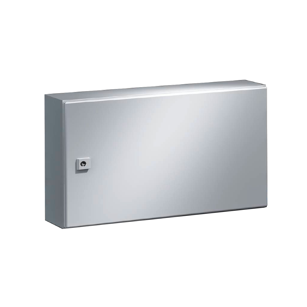 AE Gabinete mural de chapa de acero 1P 380Hx600Wx210Dmm RAL7035 IP66 NEMA 4