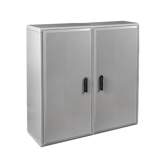 GLASS Gabinete mural de poliester 1P 1250Hx1000Wx420Dmm RAL7035 IP66