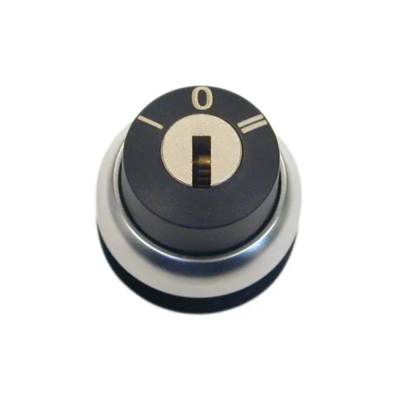 M22-WS3-MS* Selector con Llave MS2-MS20 3 posiciones B/plata 22mm Momentáneo