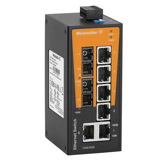 IE-SW-BL08-6TX-2SC FastEthernet Switch no gestionado 6xRJ45 2xSC-Duplex -10~60°C